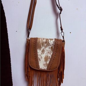 Leather crossbody bag